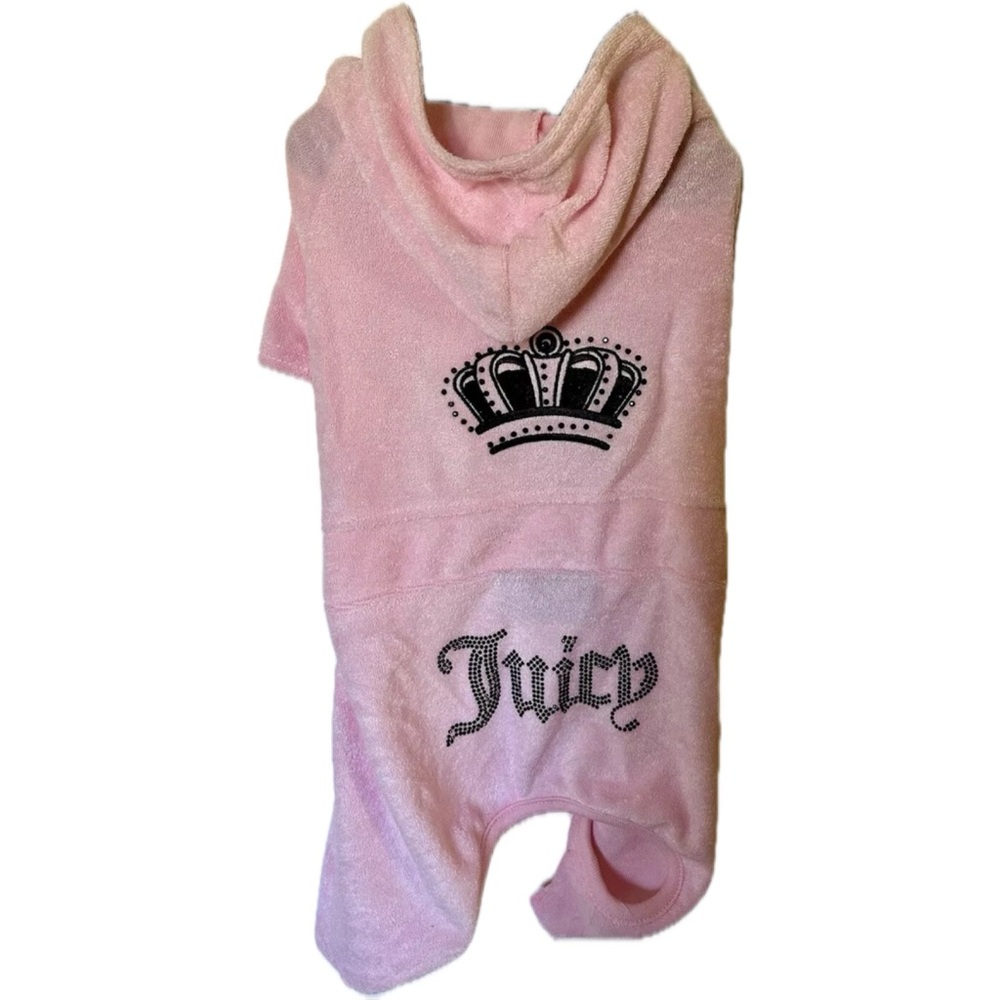 Juicy Couture Terry Dog Pink Tracksuit Size M/L